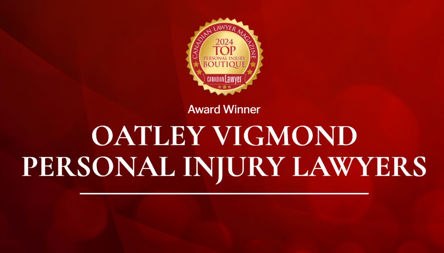 Championing Justice: Oatley Vigmond’s Trailblazing Approach to Personal Injury Litigation Leads to Recognition in Top Personal Injury Boutique Award