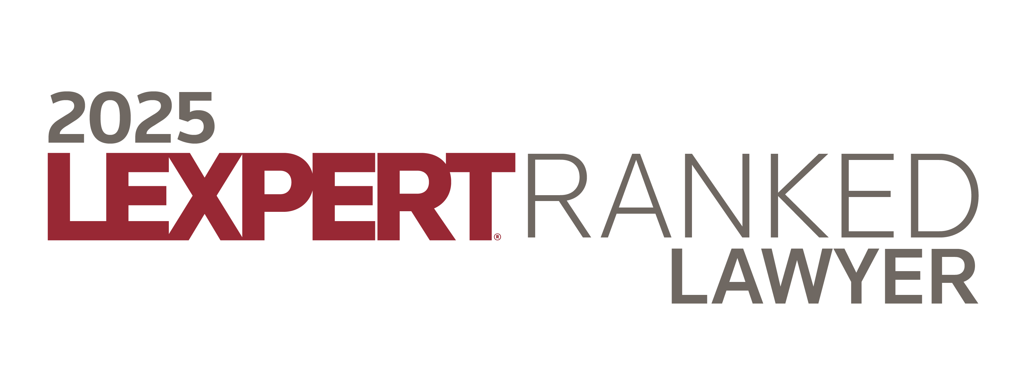 2025 LEXPERT Ranked Lawyer